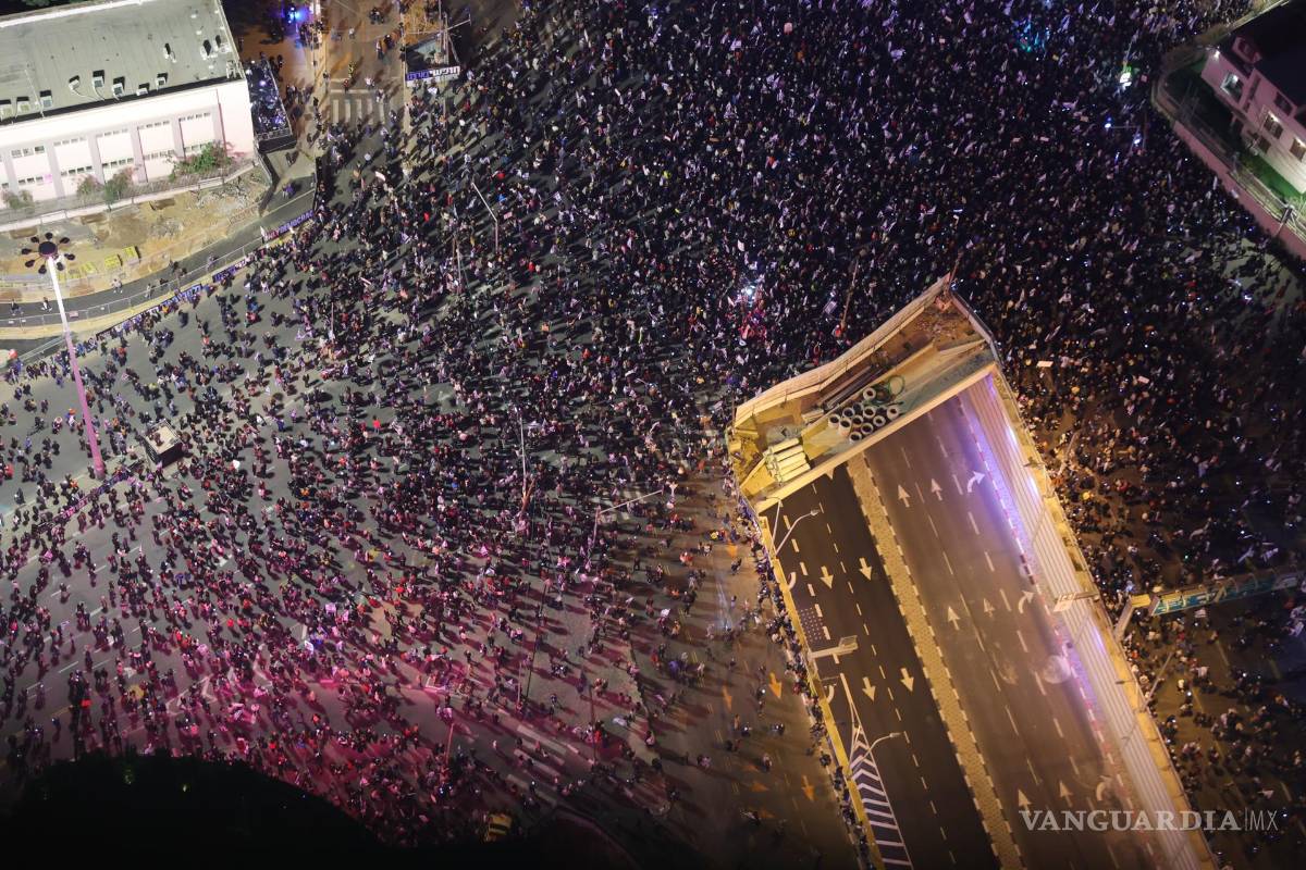 Miles de Israelíes protestan contra las de reformas al sistema judicial impulsadas por Benjamin Netanyahu