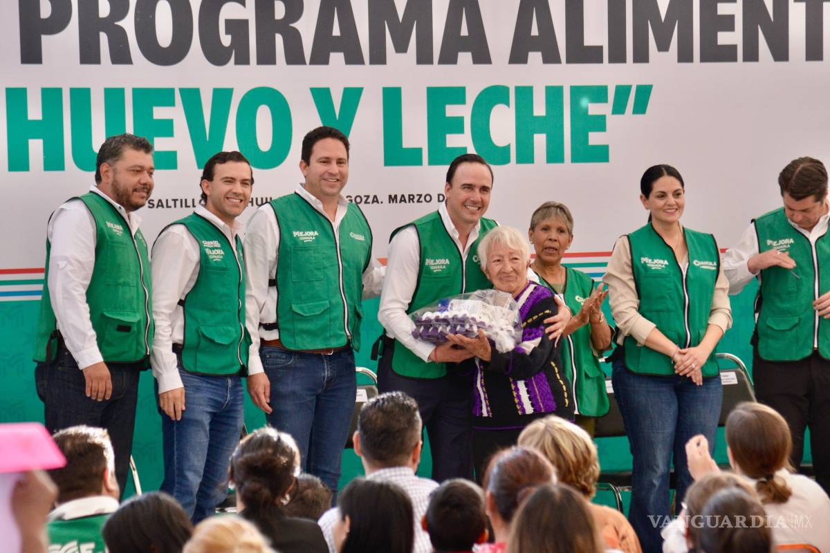 $!Amparo Alicia García, beneficiaria del programa en Saltillo, destaca los beneficios de las políticas públicas que mejoran la calidad de vida de los ciudadanos.