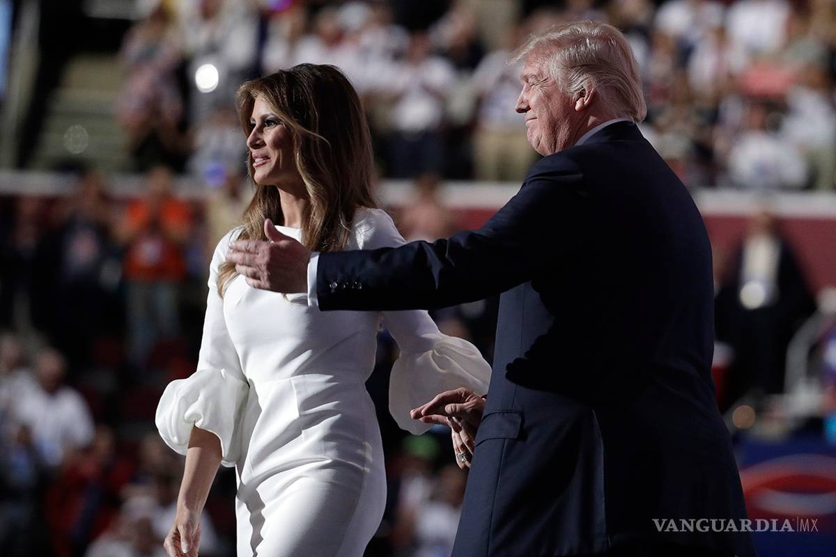 $!Melania Trump, eslovena, inmigrante, exmodelo y ahora esposa del probable nuevo presidente de EU