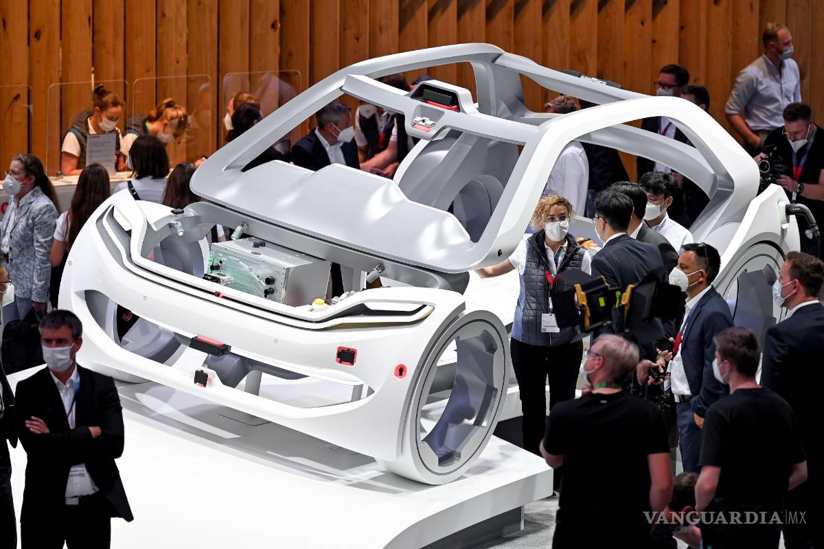 $!Una vista general del stand de BOSCH en el Salón Internacional del Automóvil IAA en Munich, Alemania. EFE/EPA/Sascha Stenbach