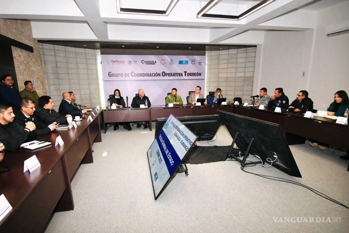 $!Reunión del Grupo de Coordinación Operativa donde se acordó la unificación de normas para la venta de alcohol en la región lagunera.