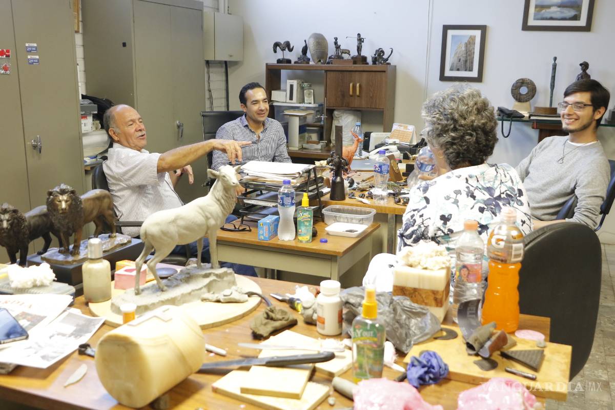 Ellos son Los Fuentes: Una dinastía de escultores de Saltillo