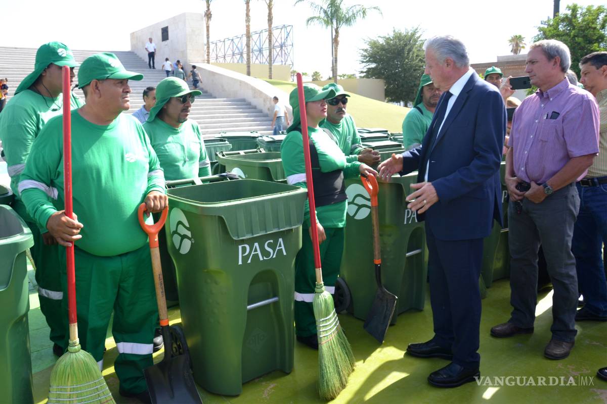 Con una inversión de un millón 300 mil pesos, renuevan equipo de limpieza para Torreón