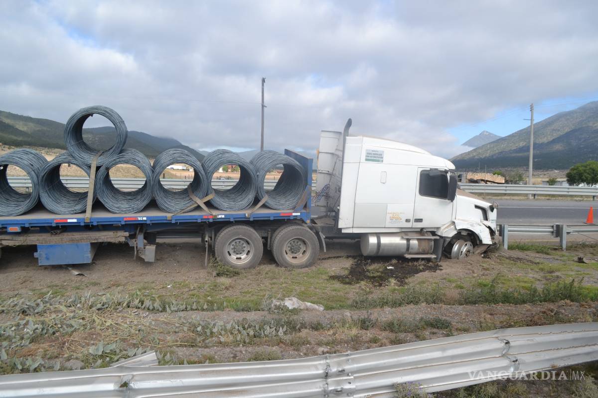 Pierde operador control por el peso de la carga en la 57