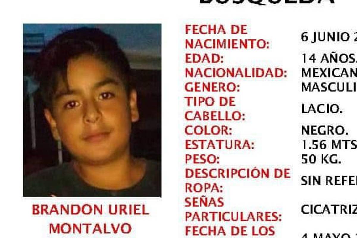 Desaparece joven de 14 años en Saltillo, piden ayuda para localizarlo
