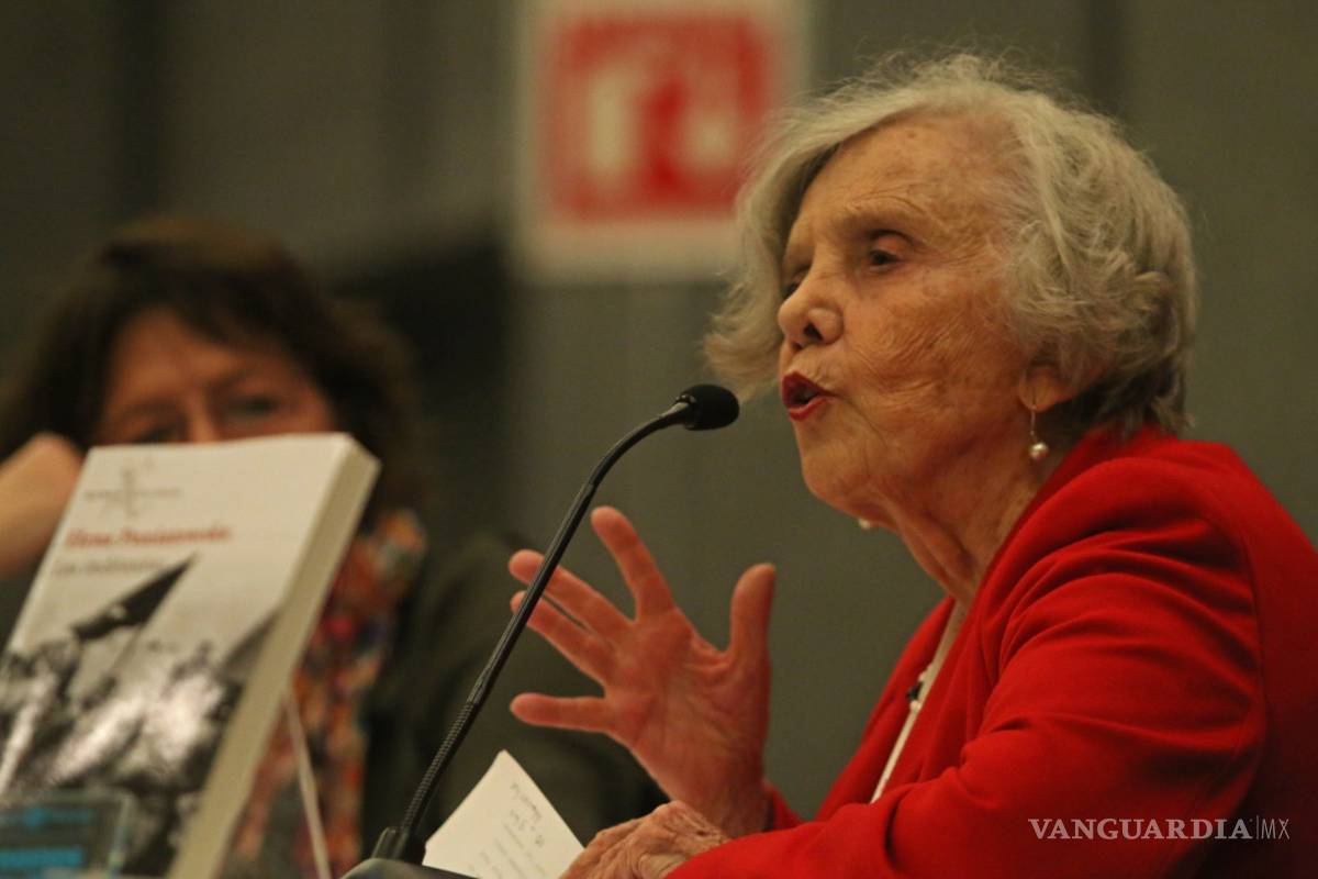 "No tengo un afán de perpetuidad”, asegura Elena Poniatowska