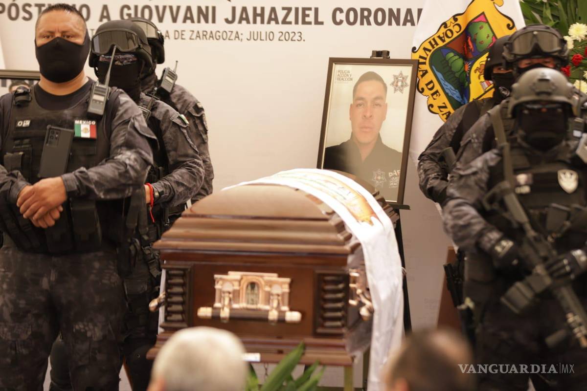 $!El oficial, nacido el 10 de diciembre de 1990 en Saltillo, murió la madrugada del miércoles en un enfrentamiento con integrantes de un grupo delictivo.