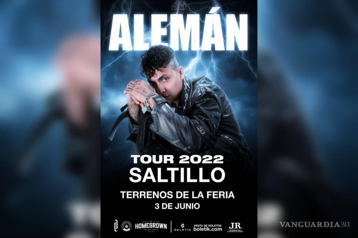 $!Ya está circulando en redes el cartel de la presentación del rapero en Saltillo.