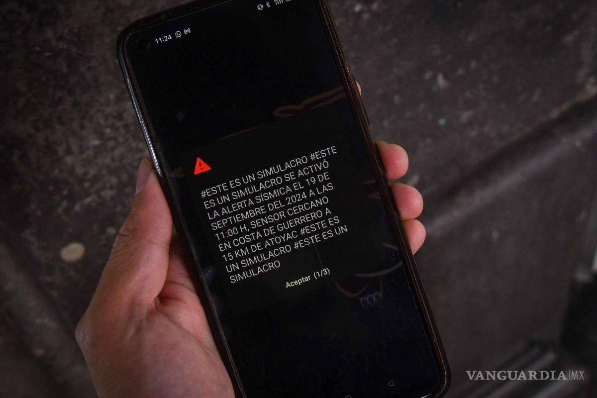 $!Los habitantes recibirán un alertamiento sísmico a través de sus celulares.