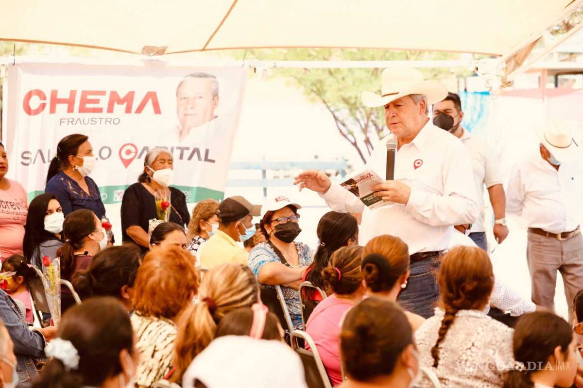 $!Realizaremos las obras y servicios que saltillo necesita, asegura Chema Fraustro