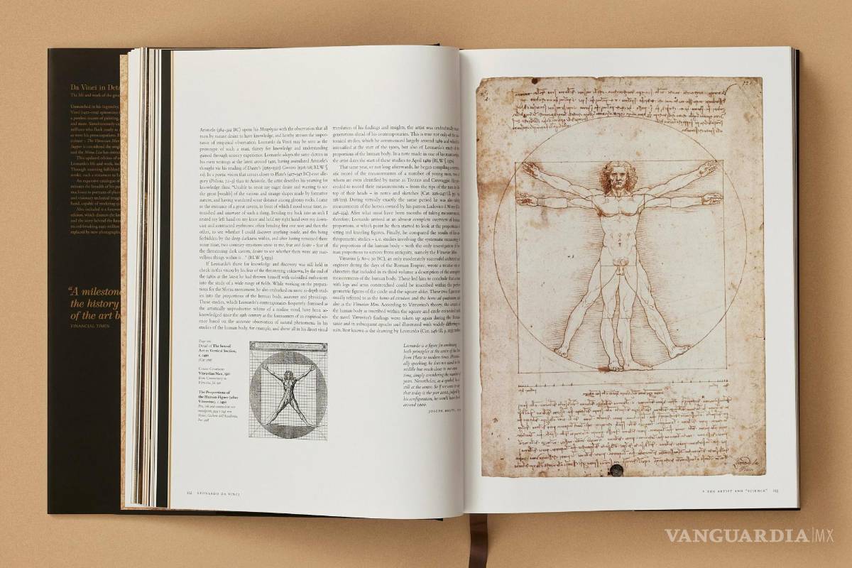 $!Imagen del libro titulado Leonardo, publicado por Taschen.