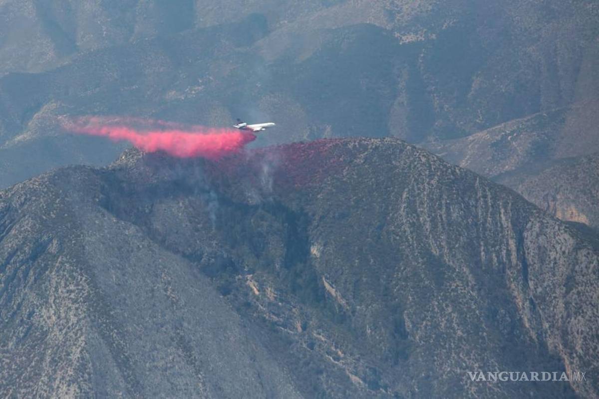 Avanza al 85 por ciento el control del incendio en Arteaga, Coahuila