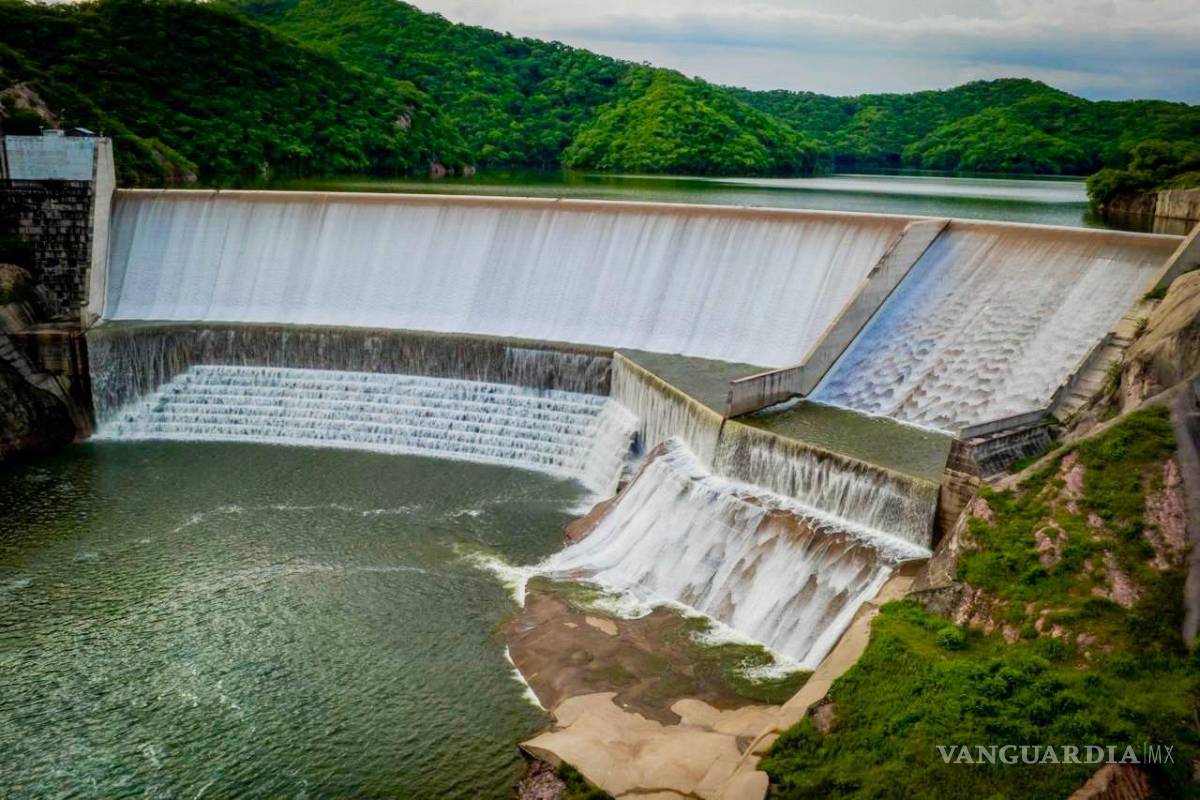 $!AMLO y Sheinbaum inauguran distrito de riego Presa Picachos, en Sinaloa