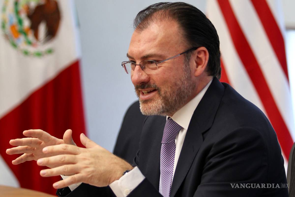 Si conviene a México, se seguirá en TLCAN: Luis Videgaray