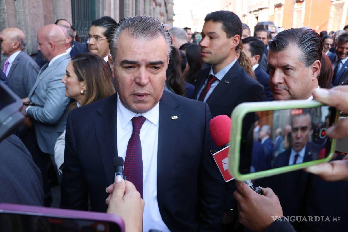 $!Francisco Alberto Cervantes Díaz, presidente del Consejo Coordinador Empresarial, llega a Palacio Nacional para reunirse con la presidenta Claudia Sheinbaum.