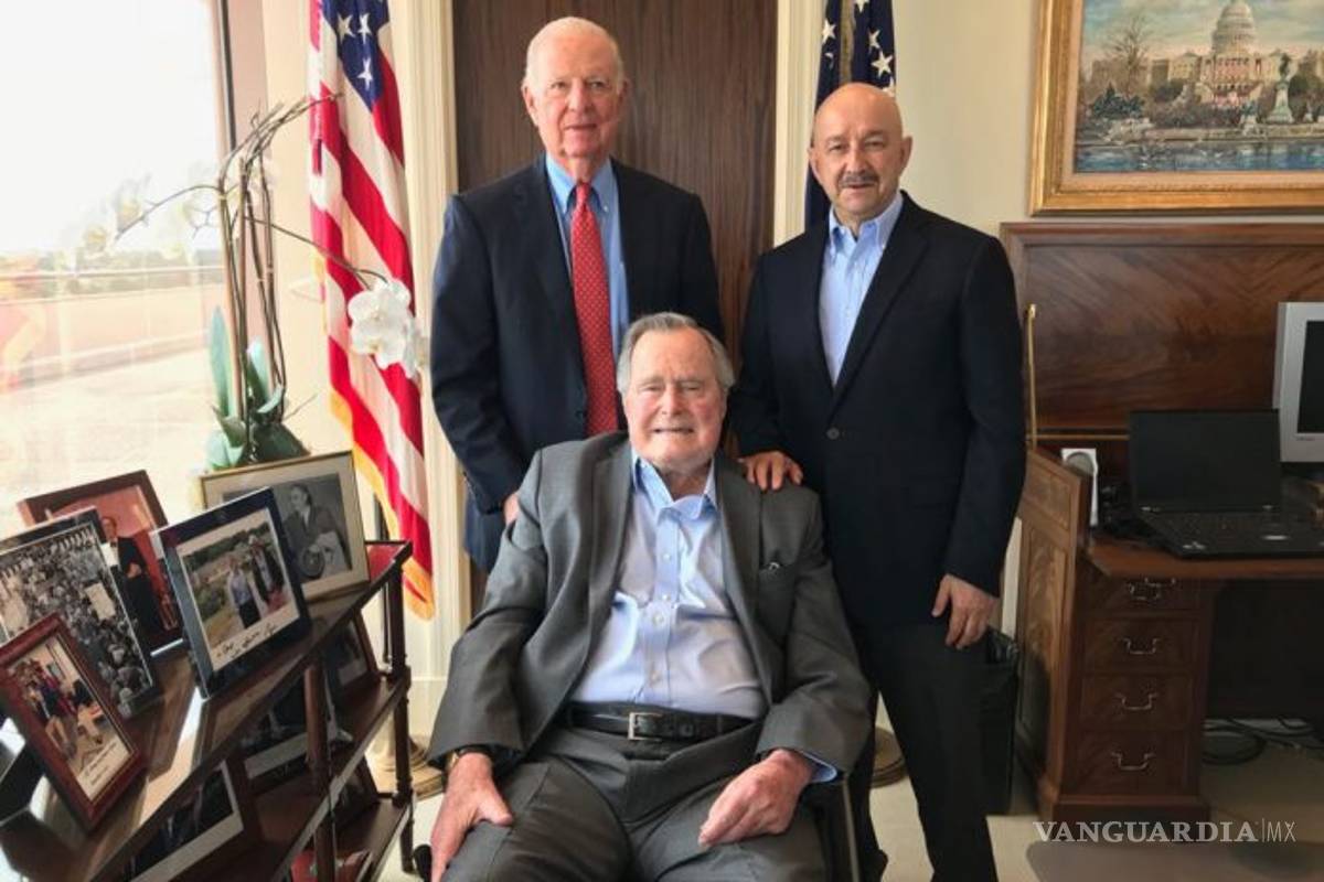 Carlos Salinas de Gortari y Bush, creadores del TLCAN se reúnen