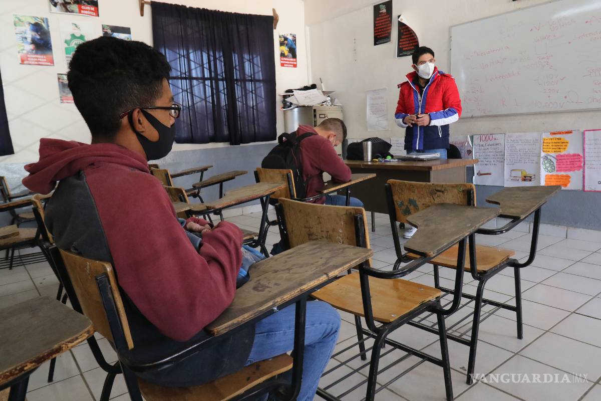 Desde hace meses regresaron las clases presenciales al CECyTE en San Antonio de las Alazanas