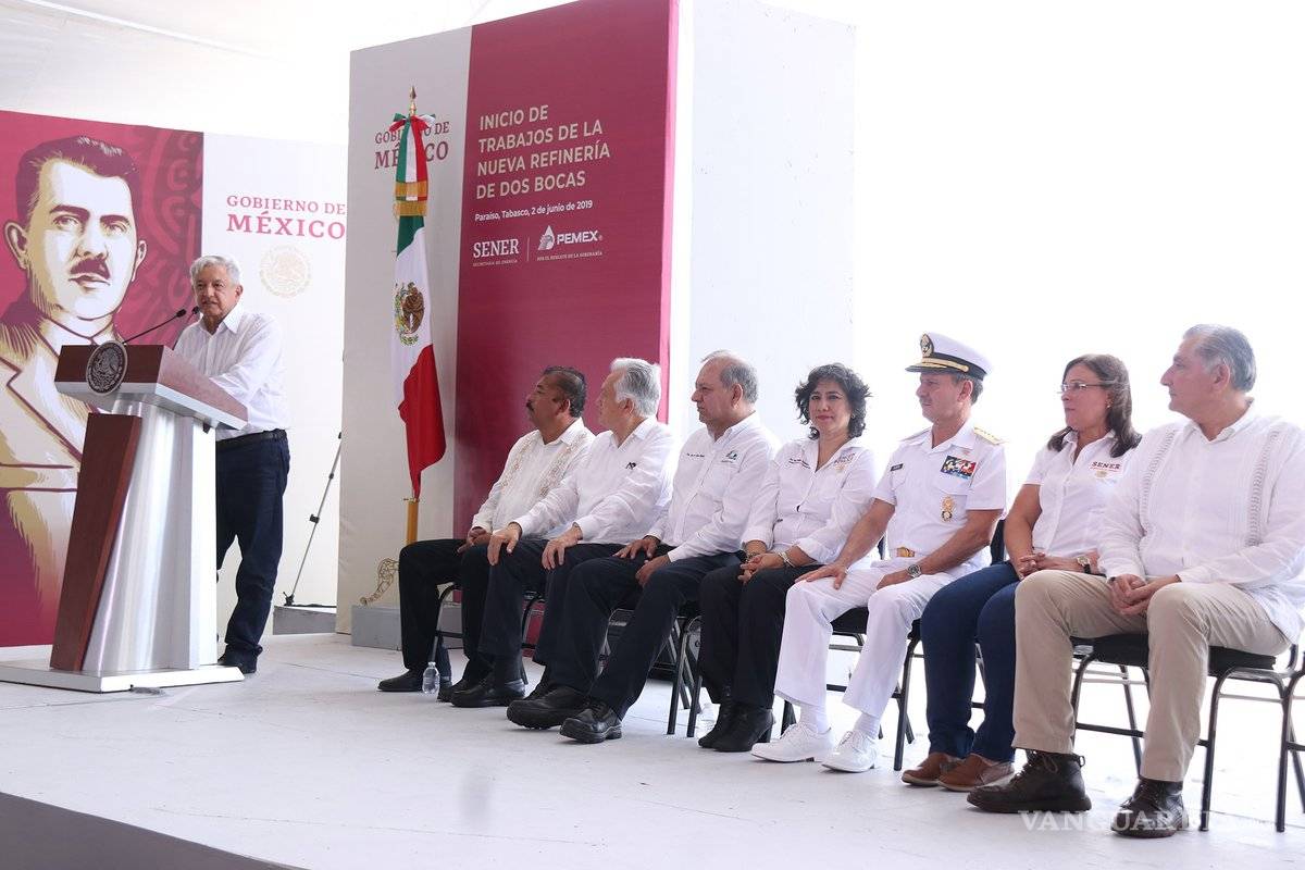 AMLO arranca construcción de la refinería de Dos Bocas, 'no debemos depender de EU'