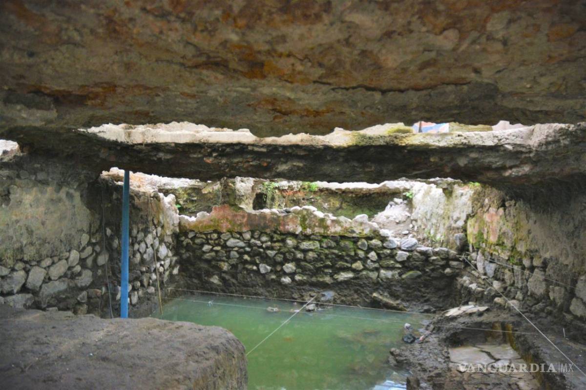 $!Descubren un temazcal prehispánico en el centro de la Ciudad de México