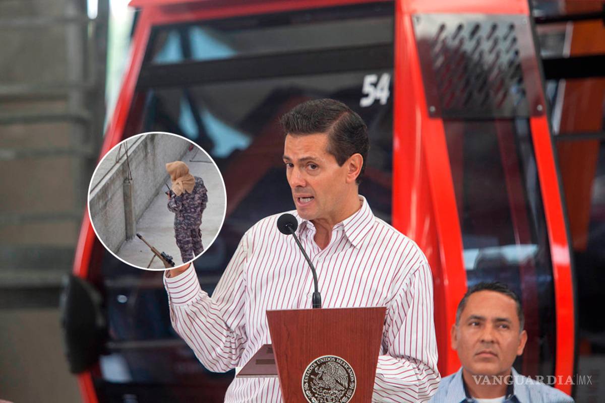 Peña Nieto inauguró teleférico en Ecatepec... rodeado de francotiradores (fotos)