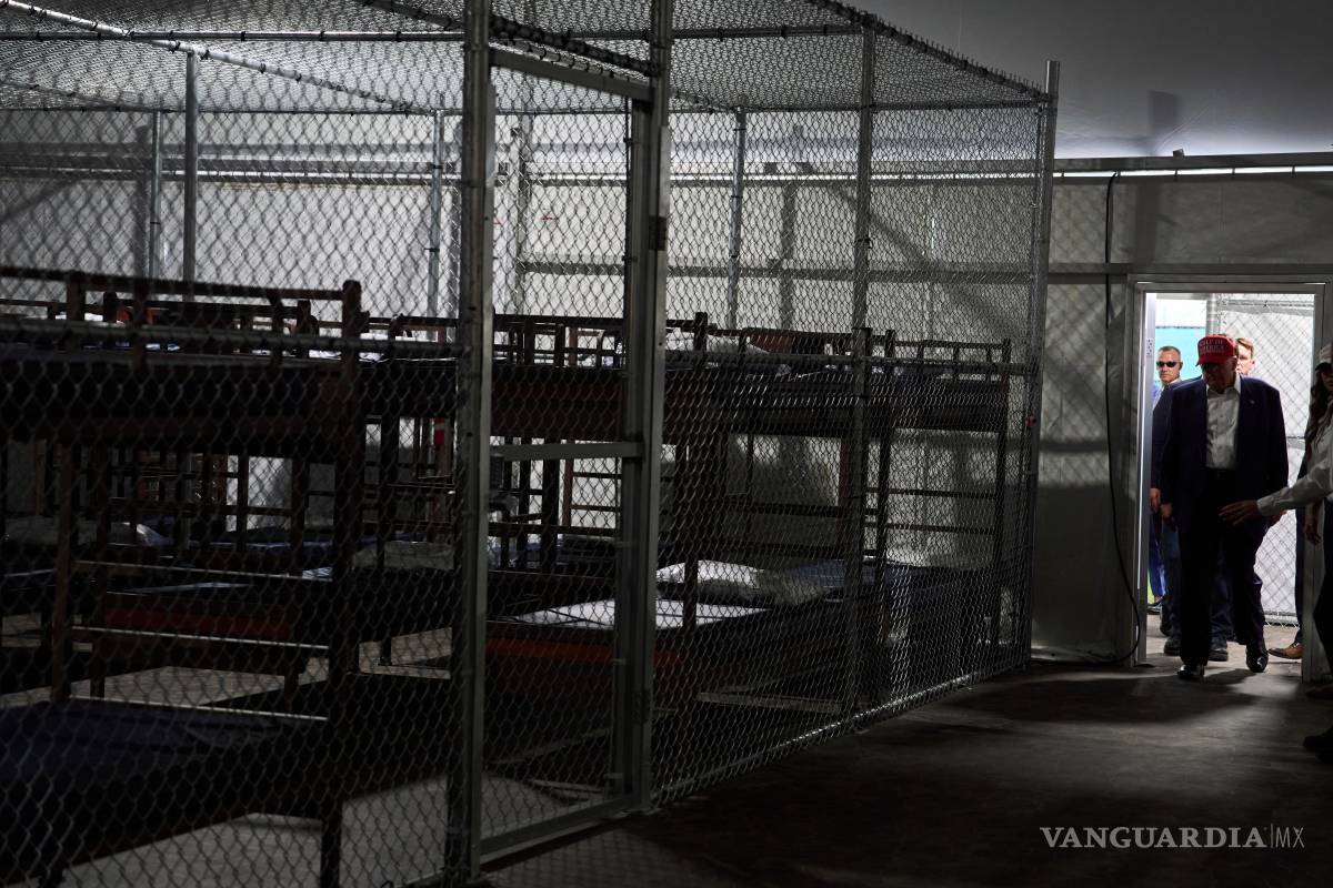 $!El presidente Trump ha compartido en sus redes sociales las instalaciones de algunos centros para migrantes.