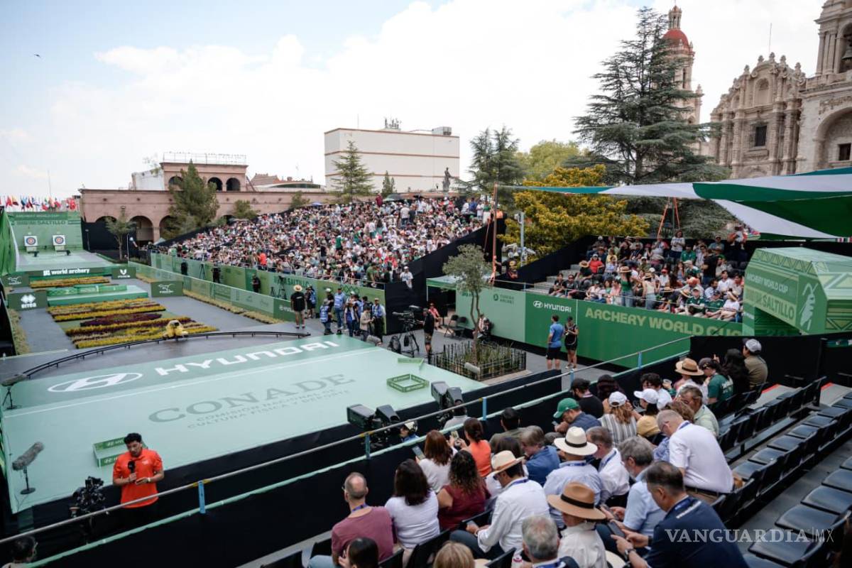 $!La Plaza de Armas fue acondicionada como escenario de la Final de la Copa del Mundo de Tiro con Arco, que reunió a 32 atletas provenientes de 17 países.