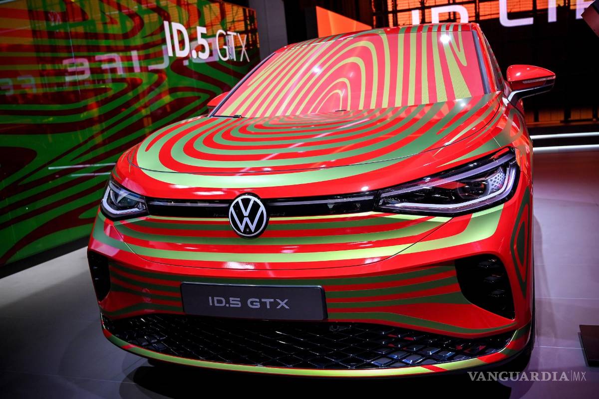 $!El Volkswagen VW ID.4 GTX en exhibición en el primer día de vista previa de prensa del Salón Internacional del Automóvil IAA en Munich, Alemania. EFE/EPA/Sascha Steinbach