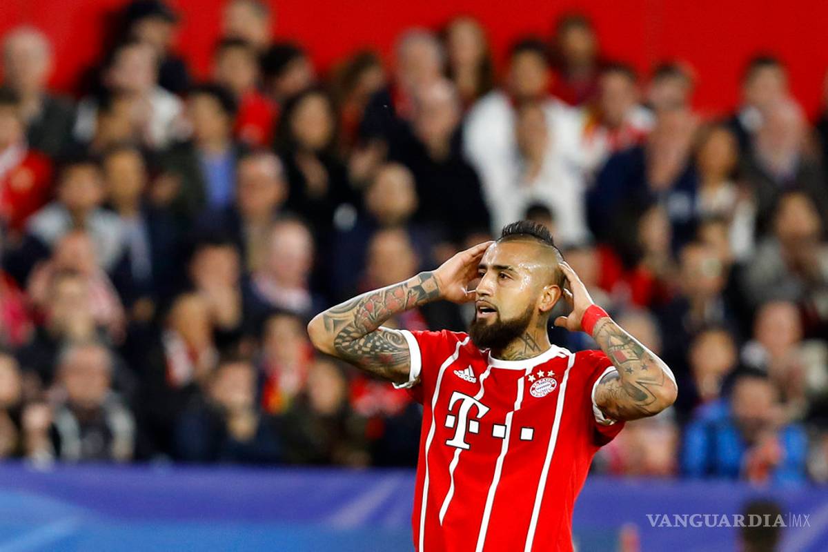 ¡Alarma en el Bayern Munich! Arturo Vidal podría perderse las semifinales ante el Madrid