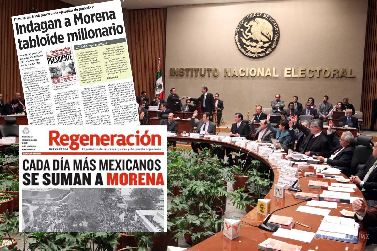 Niega INE investigación sobre periódico de Morena