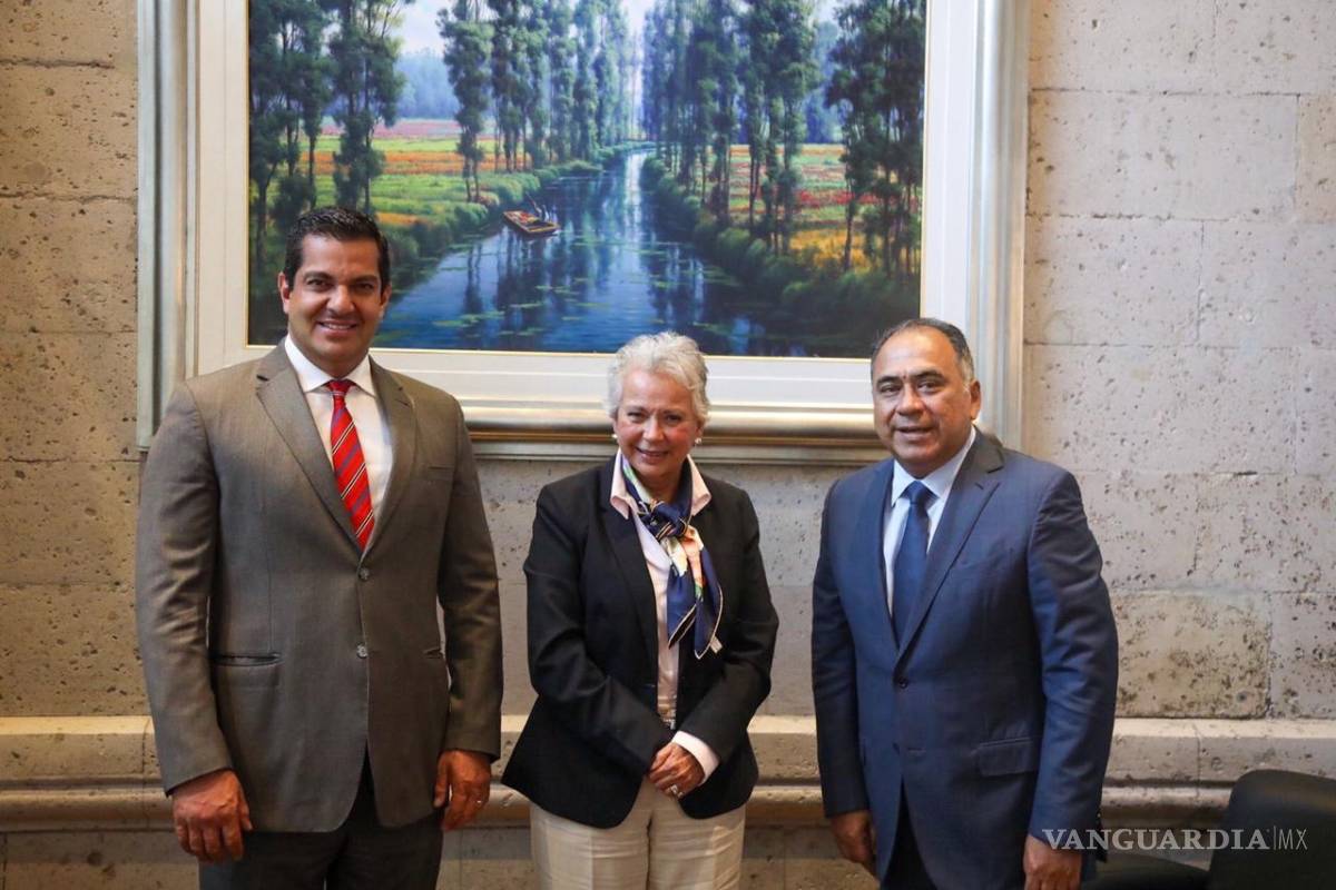 Abordan Olga Sánchez Cordero y Héctor Astudillo temas de gobernabilidad