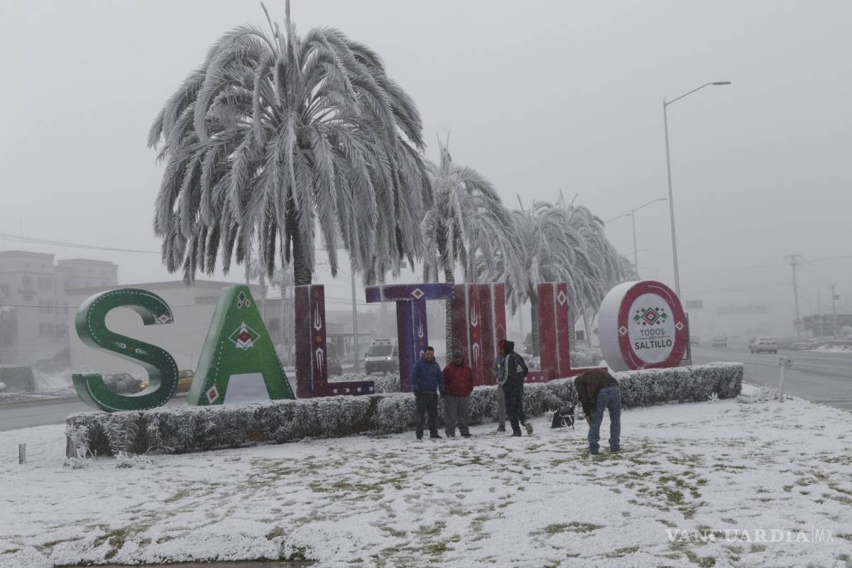 Saltillo fue ubicada como la tercera zona de México con la menor temperatura con -7 grados