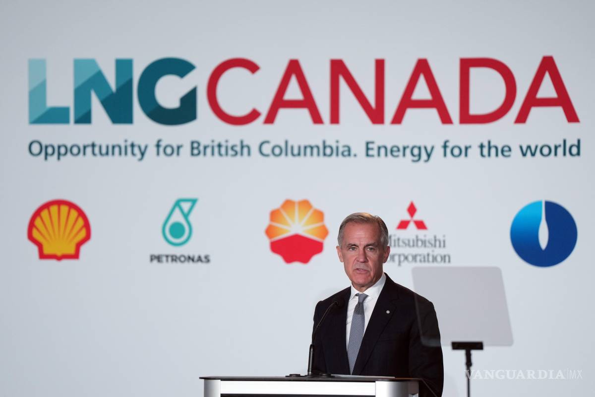 $!El primer ministro Mark Carney da un discurso en Kitimat, Columbia Británica el martes 29 de septiembre de 2026.