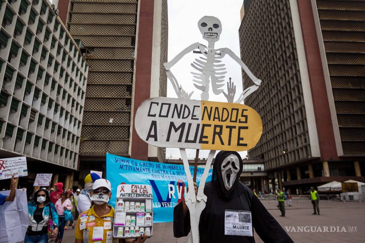 Protestan por medicinas en Venezuela