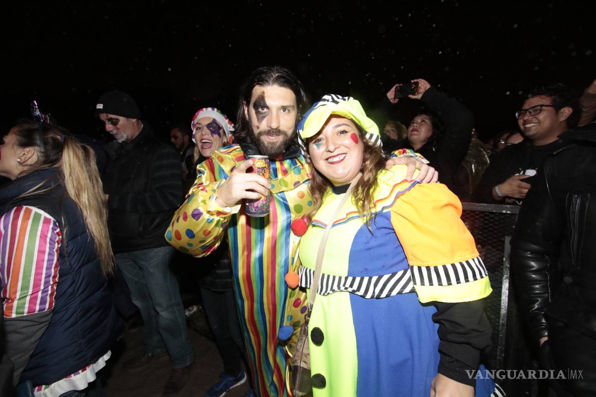 $!Caligaris ponen a bailar a Saltillo con su 'espíritu payaso'