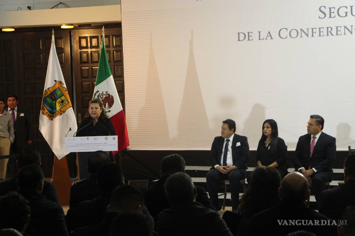 $!Se reúnen responsables de la seguridad municipal en el país en Ramos Arizpe