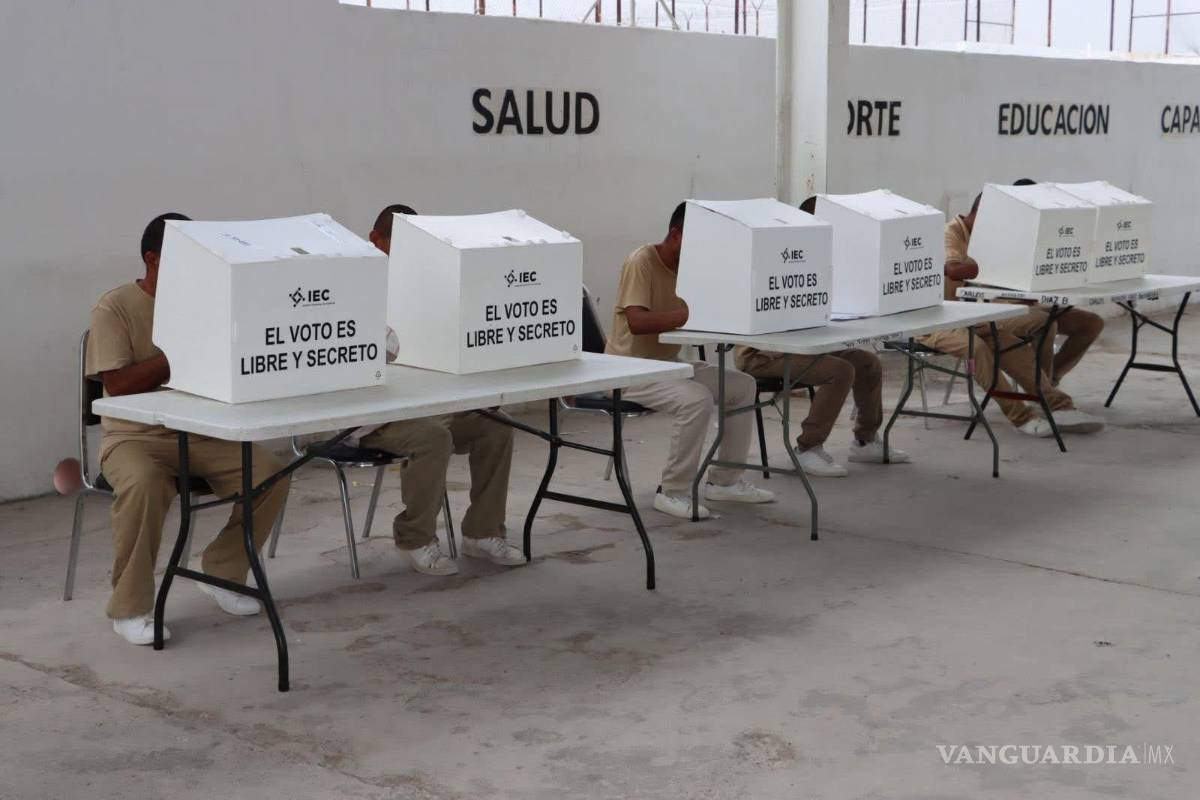 $!El mecanismo de voto en prisión preventiva se llevó a cabo en ocho centros penitenciarios de Coahuila.