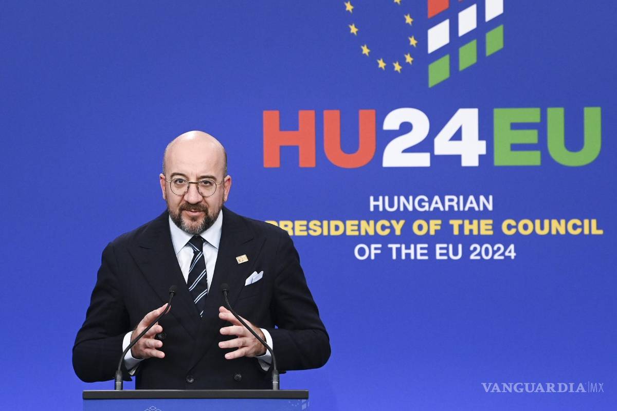 $!El presidente del Consejo Europeo, Charles Michel.