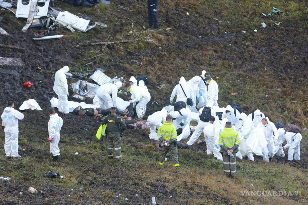 $!Así quedó el avión del Chapecoense; las imágenes de la tragedia