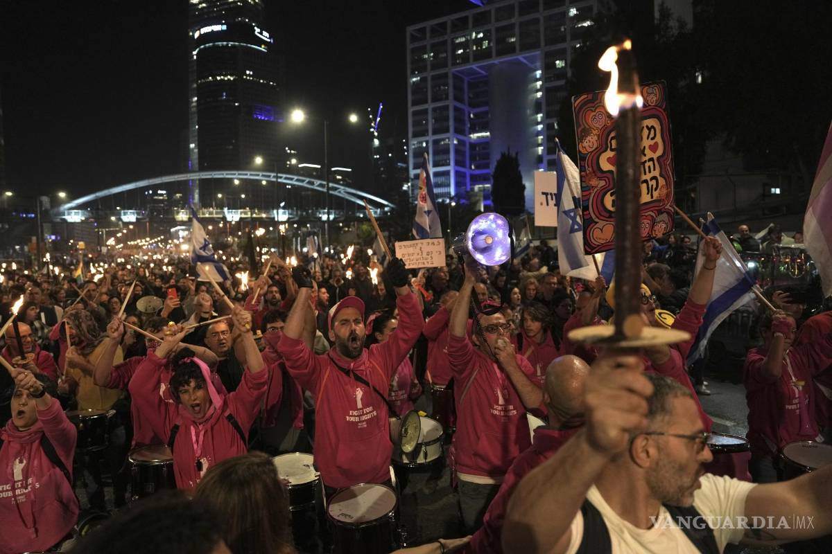 Miles de Israelíes protestan contra las de reformas al sistema judicial impulsadas por Benjamin Netanyahu