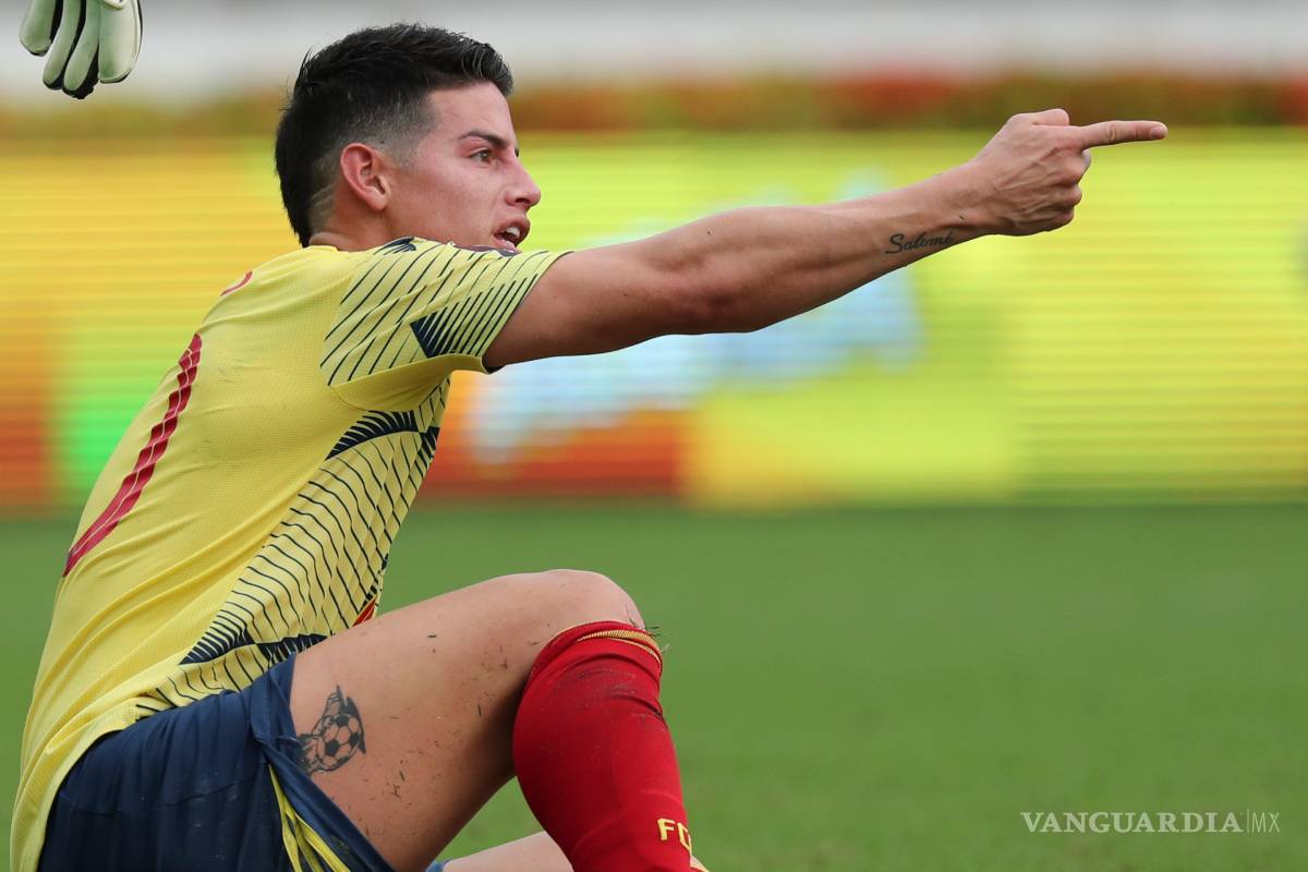 James niega cualquier tipo de disputa con sus compañeros de la Selección de Colombia