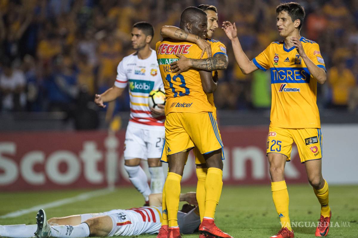 Tigres se saca la espina y golea al Herediano para instalarse en los Cuartos de Final de la Concachampions