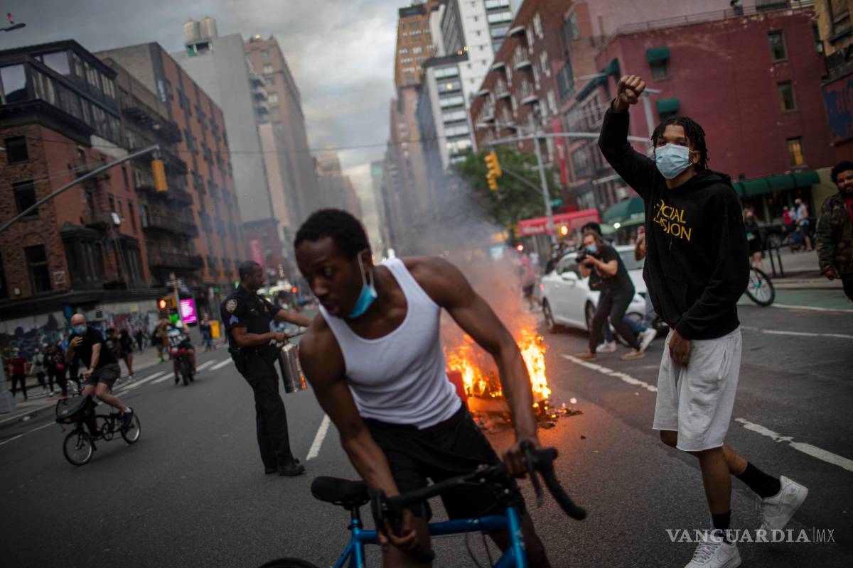 $!Anuncian toque de queda para Nueva York tras protestas por muerte de George Floyd