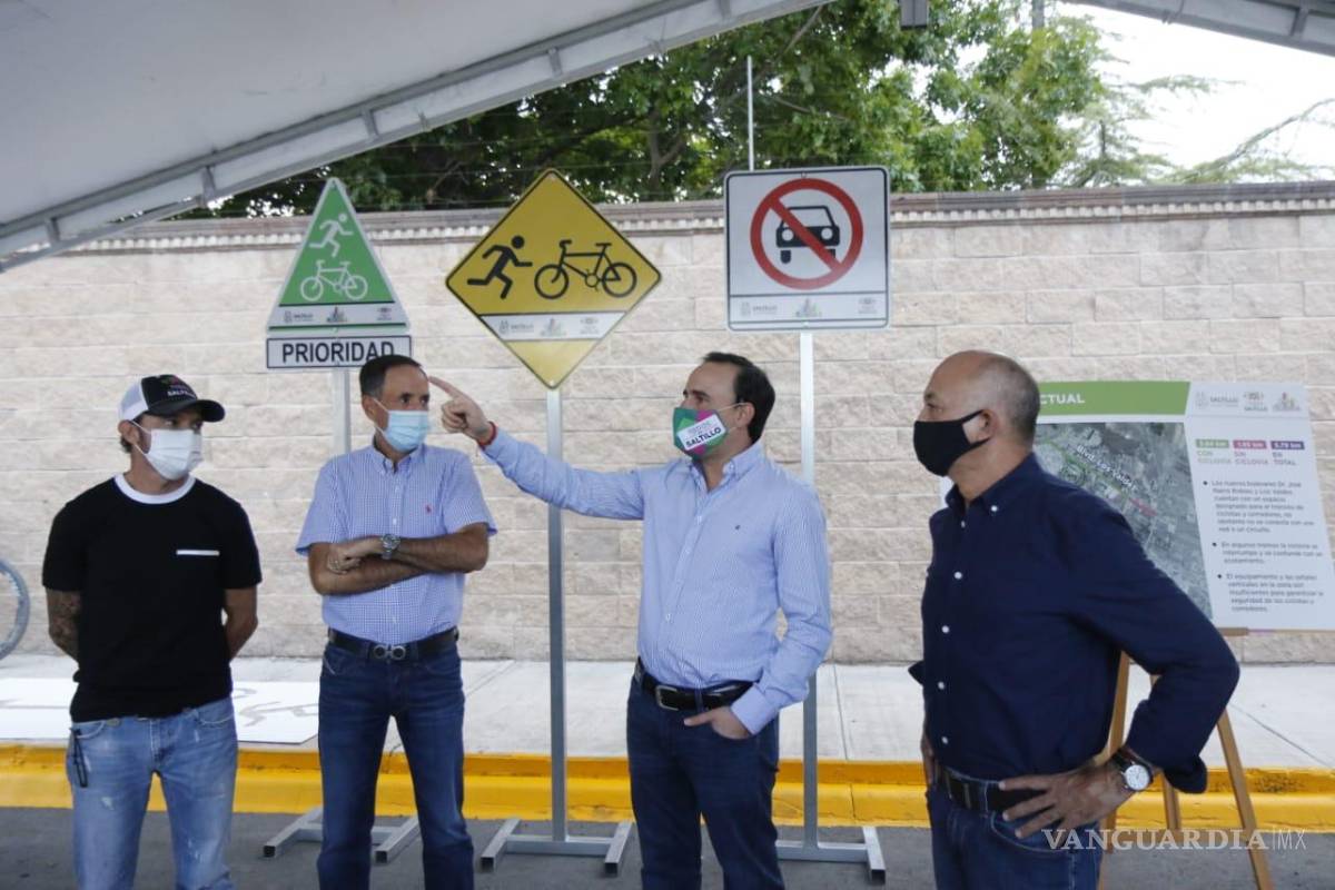 Ven ciclistas saltillenses con buenos ojos construcción de una nueva ciclovía