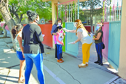 Vigilan padres que el COVID-19 no entre a las escuelas de Coahuila