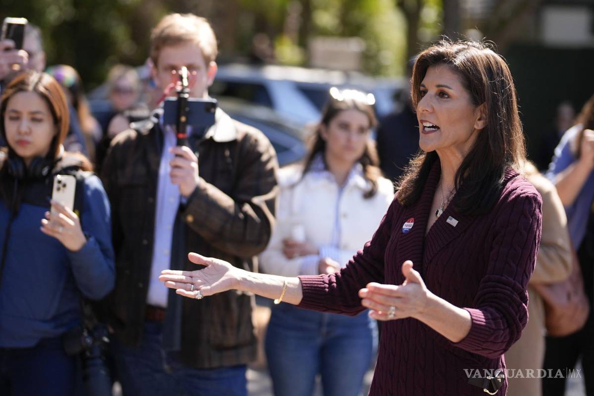 $!Nikki Haley, exgobernadora de Carolina del Sur, ha dicho que ella no se retirará aún de la contienda por la candidatura presidencial republicana.