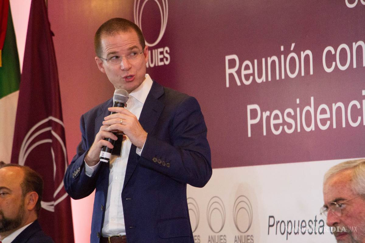 Inexacta, información de Anaya sobre delitos