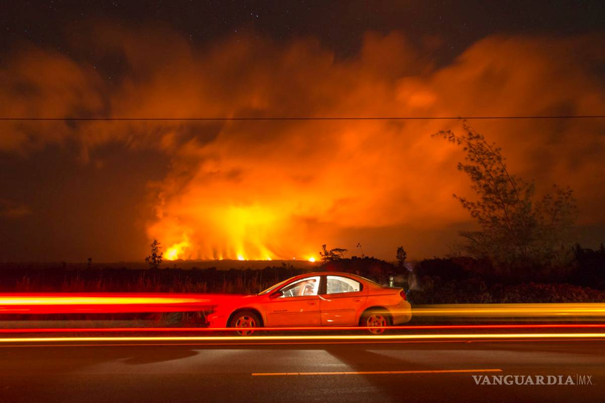 $!Impresionantes imágenes de la erupción del volcán Kilauea, en Hawái