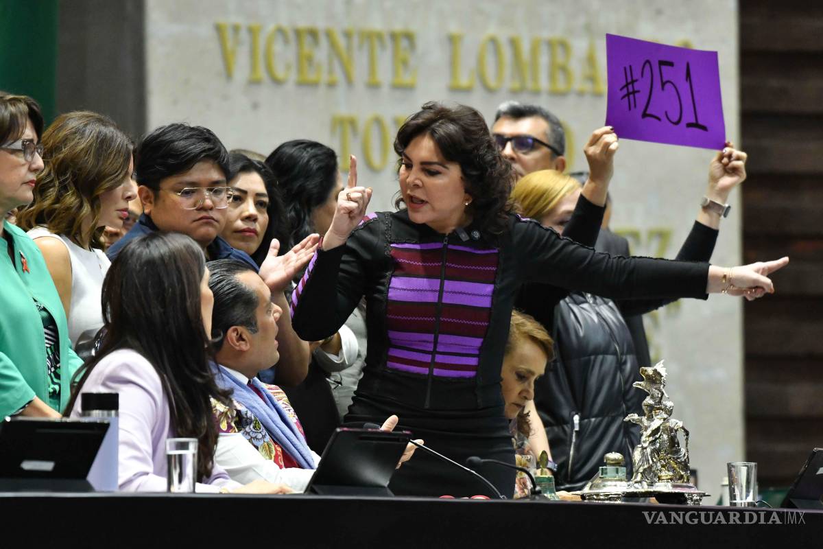 $!En la Cámara de Diputados, la oposición y legisladoras cuestionaron el respaldo que recibió el ex futbolista por parte del oficialismo.