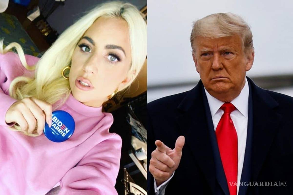 Trump y Lady Gaga cruzan ataques a un día de las elecciones en Estados Unidos