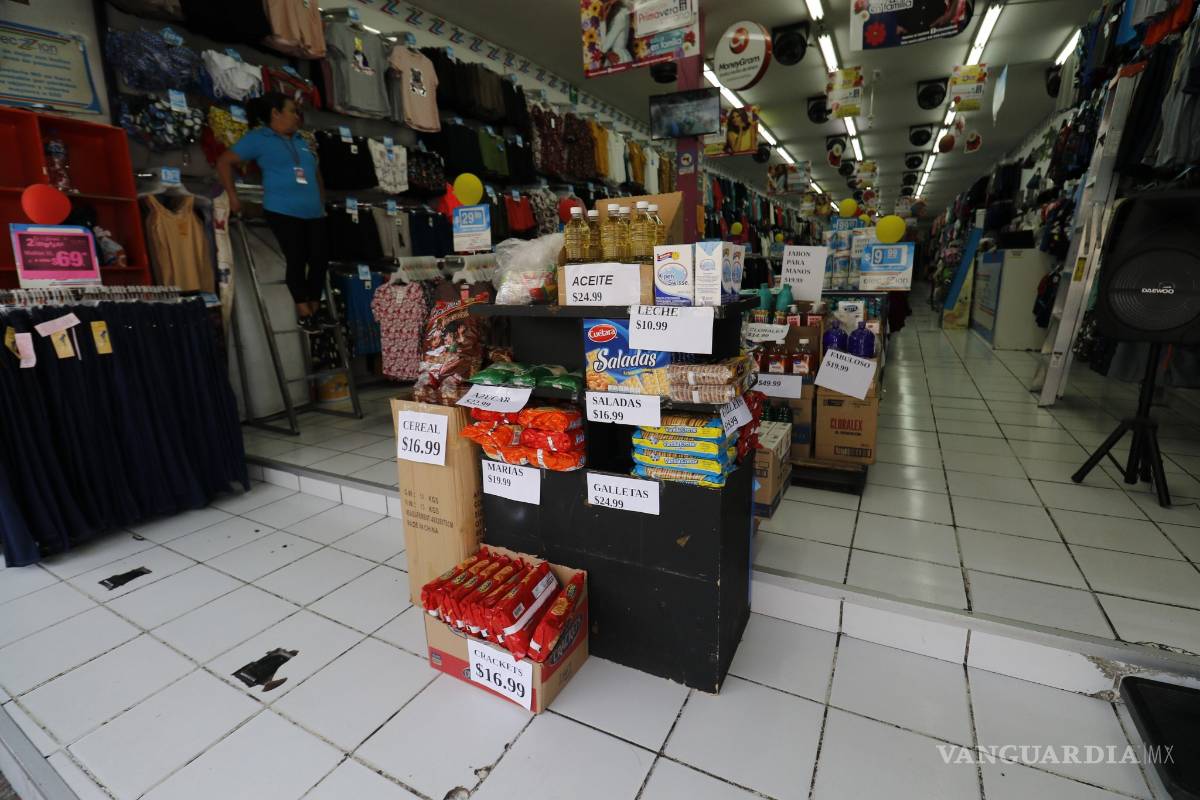 Comerciantes de ropa de Saltillo se ven obligados a vender comida, a causa de la crisis de COVID-19